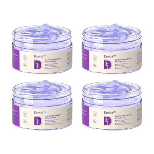 Krevia™Turmeric & Emu Oil Arthritis Soothing Pain Relief Massage Gel for Stiff Joints & Aches