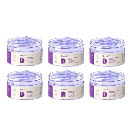 Krevia™Turmeric & Emu Oil Arthritis Soothing Pain Relief Massage Gel for Stiff Joints & Aches