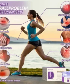 Krevia™Turmeric & Emu Oil Arthritis Soothing Pain Relief Massage Gel for Stiff Joints & Aches